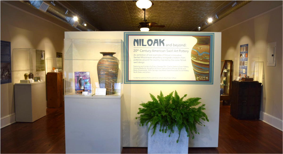Niloak & Beyond Exhibition Gallery Installation Historic Cane Hill
